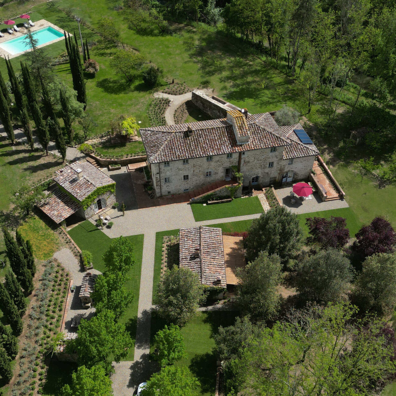 Mulino Dell'abate Vista aerea
